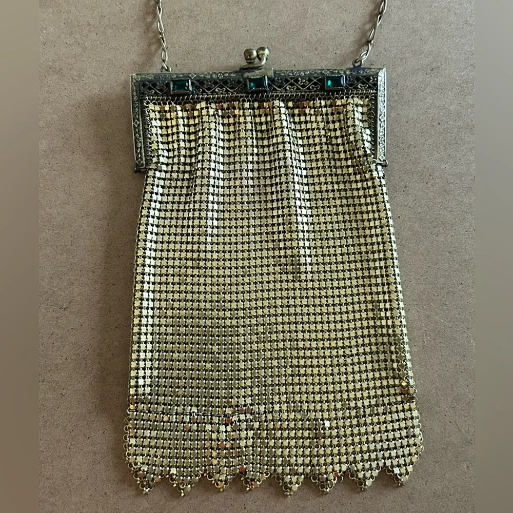 Vintage 1920s Whiting & Davis Metal Mesh Purse - Picture 14 of 14